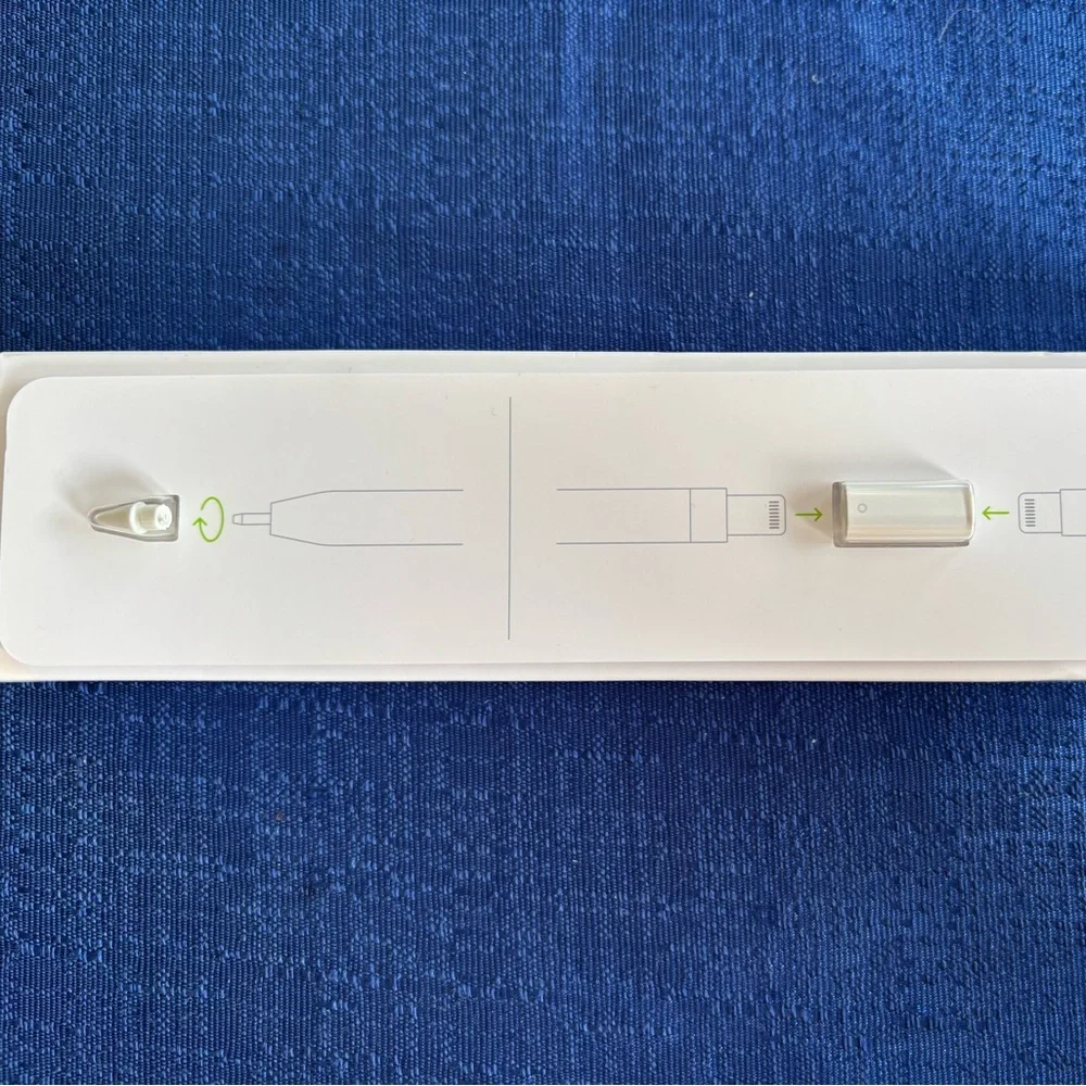 Apple Pencil 1st Gen Replacement Tip & Lightning Cable Charging Adaptor plus box